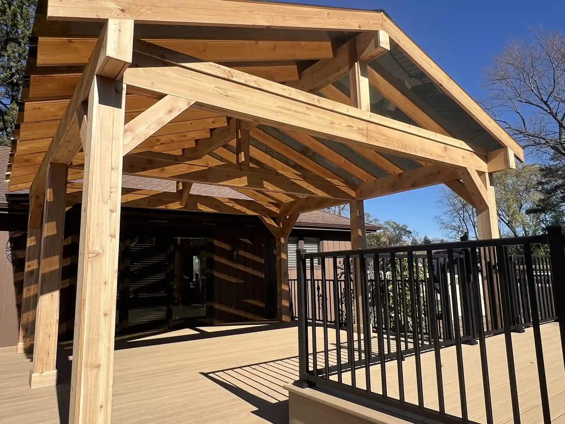 Photo of a covered porch
